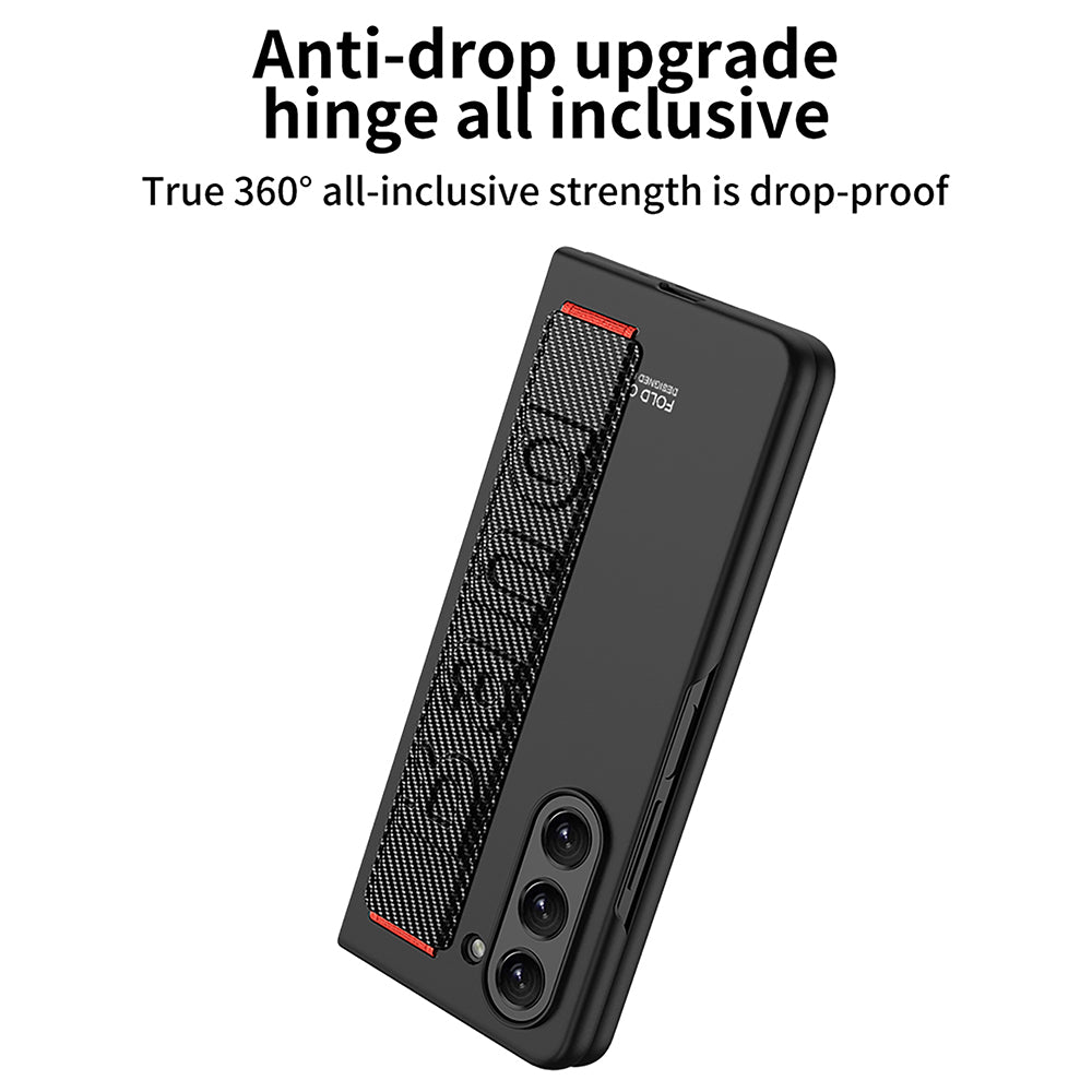 GKK pro Samsung Galaxy Z Fold5 5G ultratenké pouzdro na telefon PU kožený náramek na počítač zadní kryt GKK pro Samsung Galaxy Z Fold5 5G ultratenké pouzdro na telefon PU kožený náramek na počítač zadní kryt